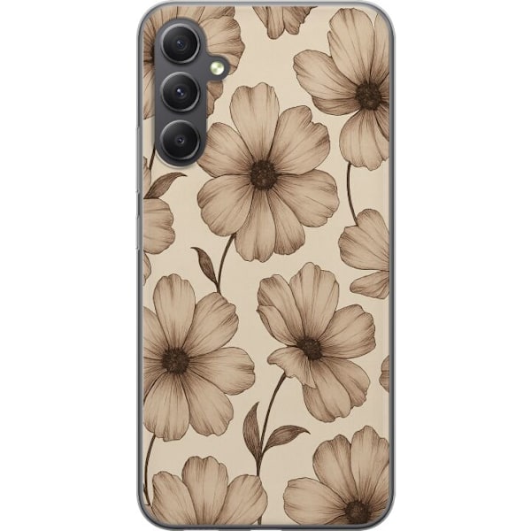 Samsung Galaxy S23 FE Genomskinligt Skal Pastel Rush