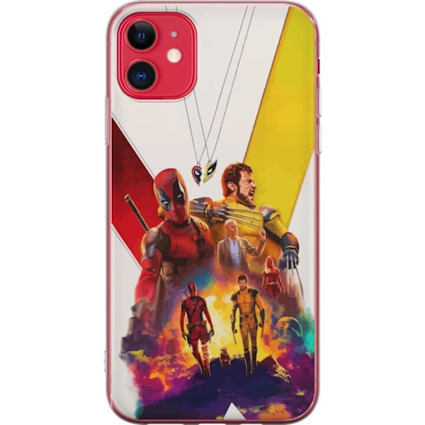 Apple iPhone 11 Gjennomsiktig deksel Wolverine Deadpool