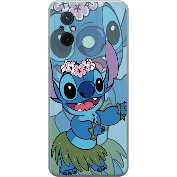 Xiaomi Redmi 12C Läpinäkyvä kuori Stitch tähtien alla - Taianomainen Anime-tyyli