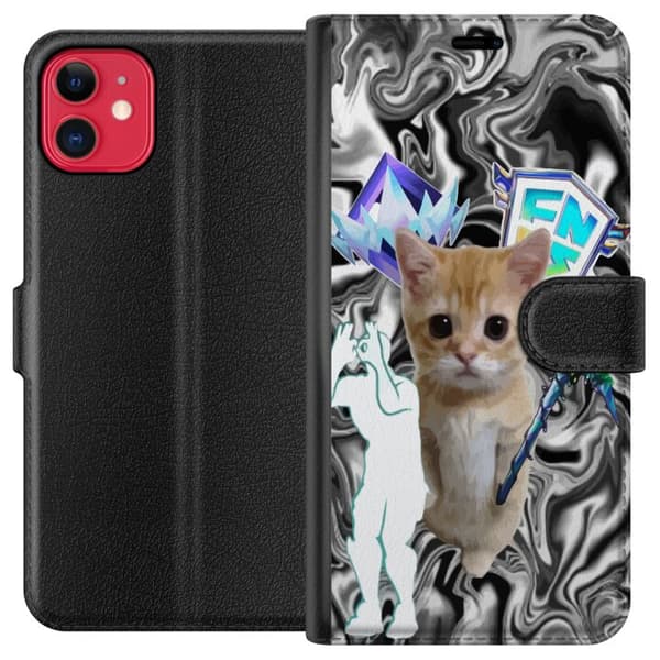 Kompatibel Tegnebogsetui til Apple iPhone 11 Kat