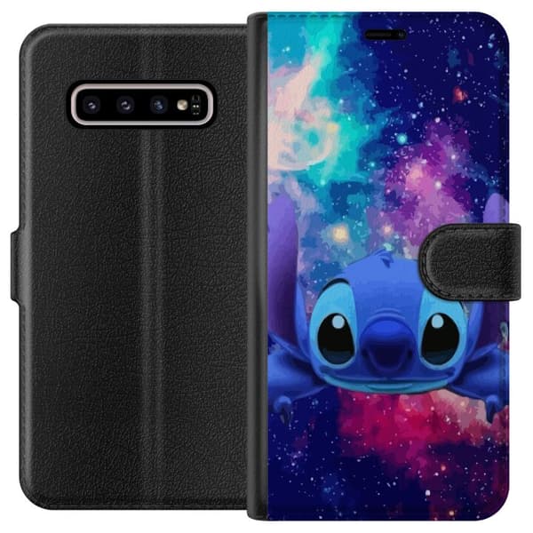 Kompatibelt Lommeboketui til Samsung Galaxy S10+ Stitch