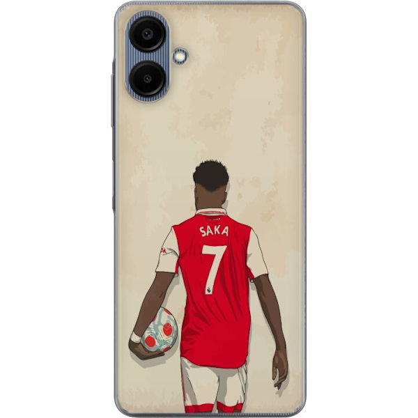 Samsung Galaxy A06 Gennemsigtig cover Arsenal FC Fodbold Arsenal FC Motiv Spiller Premier League England Populær Sport Fodboldstjerne London