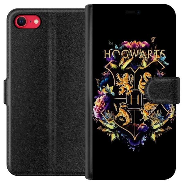 Kompatibel Tegnebogsetui til Apple iPhone SE (2022) Harry Potter - Hogwarts
