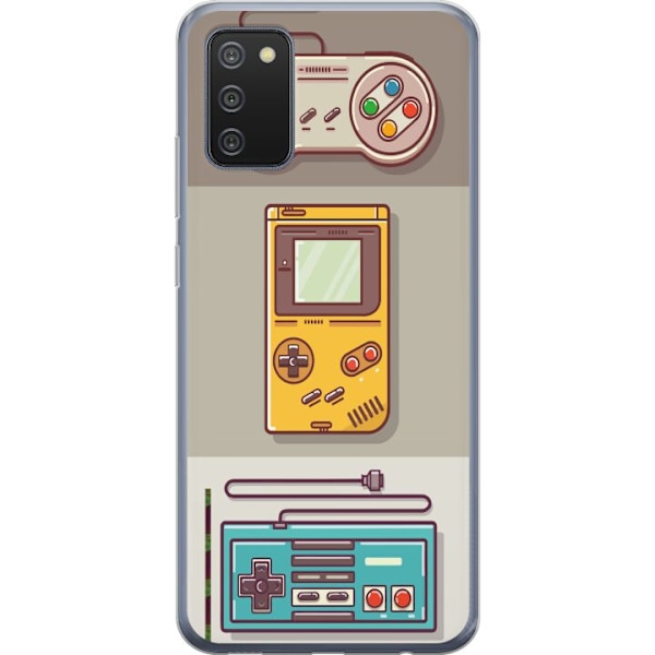 Samsung Galaxy A02s Gennemsigtig cover Nintendo Retro