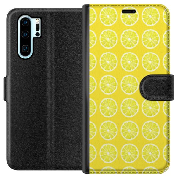Kompatibel Tegnebogsetui til Huawei P30 Pro Citroner