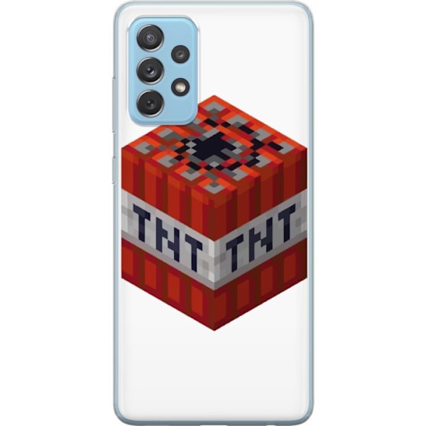 Samsung Galaxy A52 5G Genomskinligt Skal Minecraft TNT