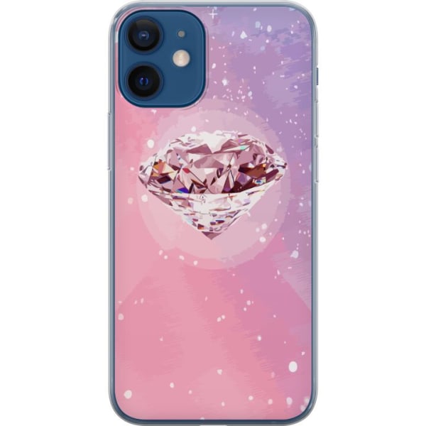 Apple iPhone 12  Gennemsigtig cover Glitter Diamant