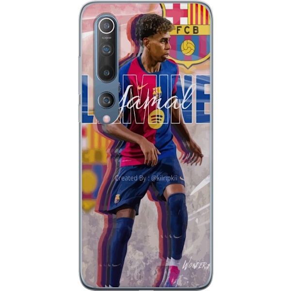 Xiaomi Mi 10 5G Läpinäkyvä kuori Lamine Yamal FCB