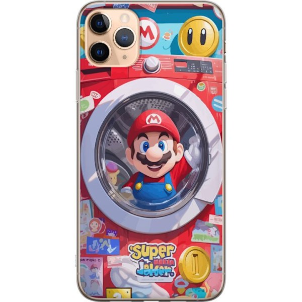 Apple iPhone 11 Pro Max Läpinäkyvä kuori Mario