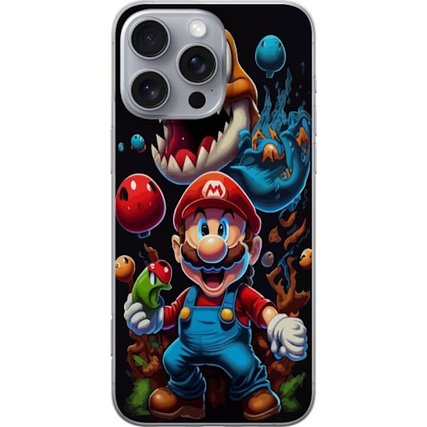 Apple iPhone 16 Pro Max Läpinäkyvä kuori Super Mario