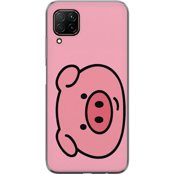 Huawei P40 lite Läpinäkyvä kuori Kawaii Piggy