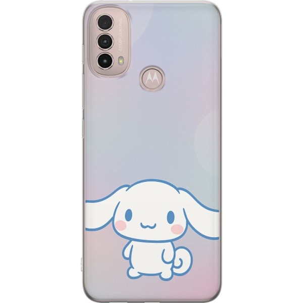 Motorola Moto E40 Läpinäkyvä kuori Kawaii Sanrio Cinnamonroll