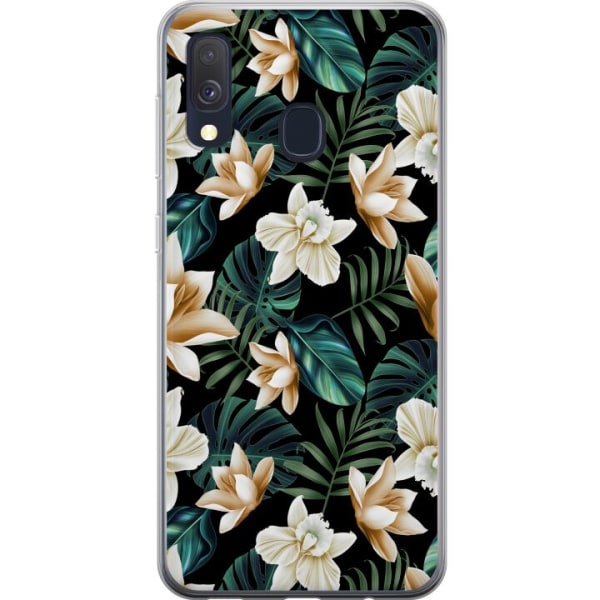 Samsung Galaxy A40 Cover / Mobilcover - Blomster