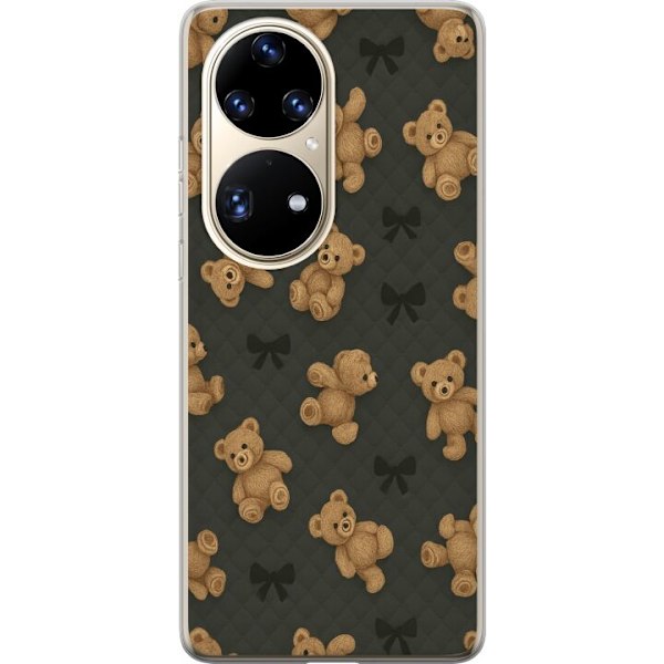 Huawei P50 Pro Genomskinligt Skal Teddy Hugs
