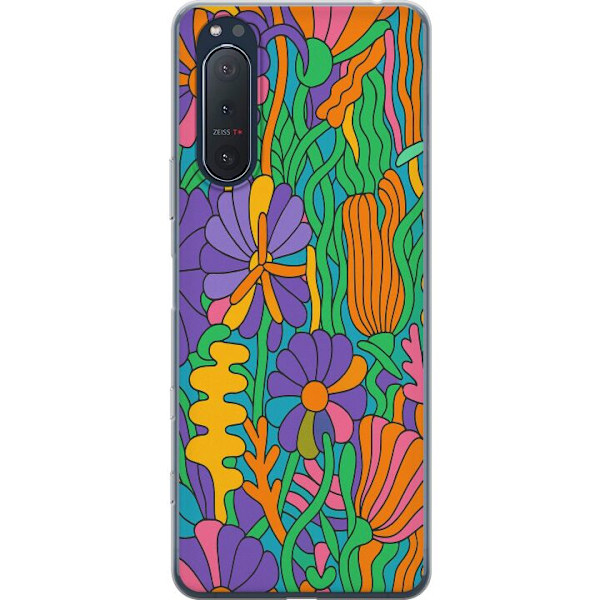 Sony Xperia 5 II Gjennomsiktig deksel Color Pop