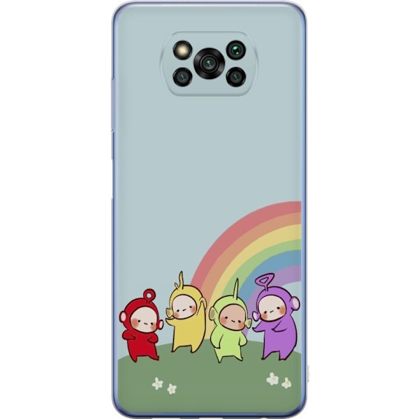 Xiaomi Poco X3 Pro Gennemsigtig cover Teletubbies