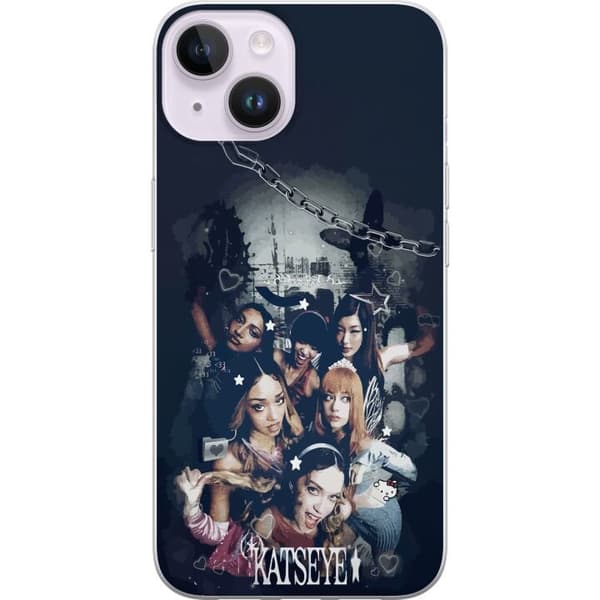 Kompatibelt Mobilskal till Apple iPhone 14 KATSEYE svart