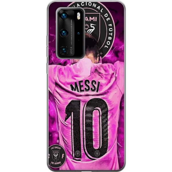 Huawei P40 Pro Läpinäkyvä kuori Messi