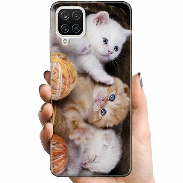 Samsung Galaxy A12 TPU Mobildeksel Katter