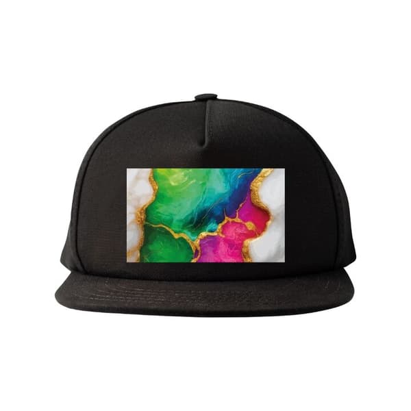 Snapback-lippalakki musta one size