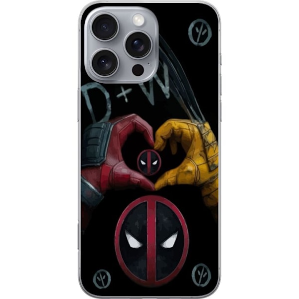 Apple iPhone 16 Pro Max Genomskinligt Skal Deadpool & Wolverin