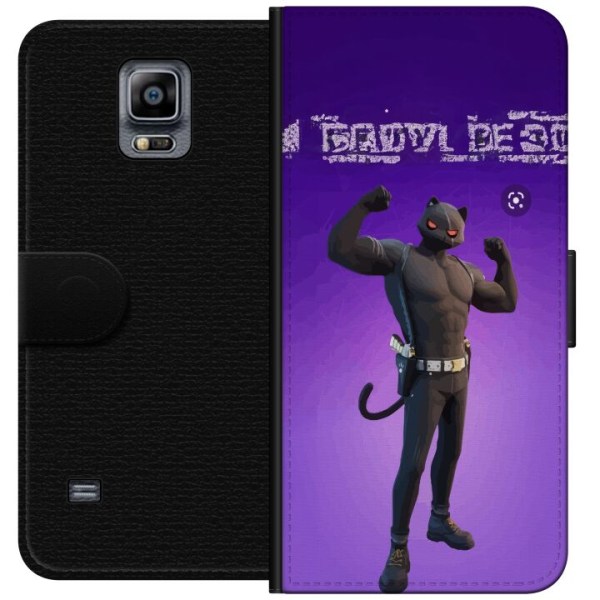 Samsung Galaxy Note 4 Lompakkokotelo Fortnite - Meowscles