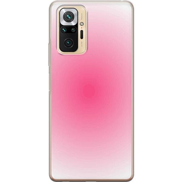 Xiaomi Redmi Note 10 Pro Läpinäkyvä kuori Pinkki Pilvi