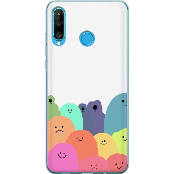 Huawei P30 lite Gennemsigtig cover Figurer