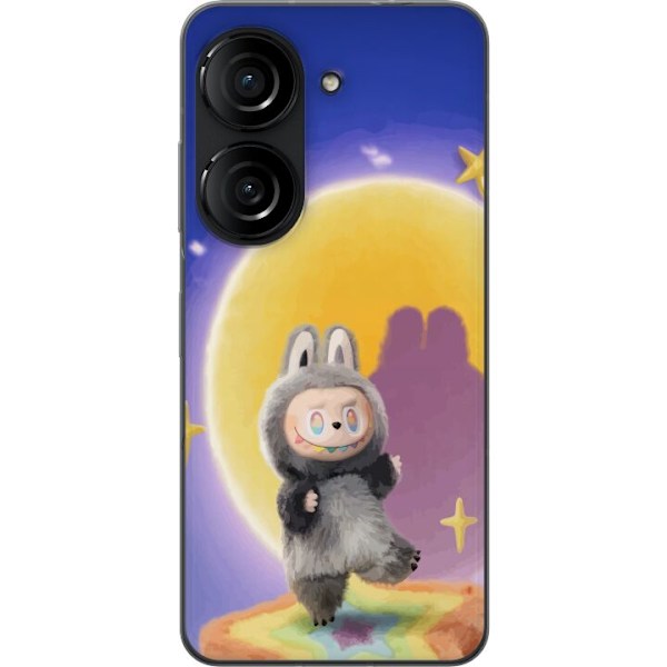 Asus Zenfone 10 Läpinäkyvä kuori Labubu Neon Pop - Neonväri pop-taiteen hirviö