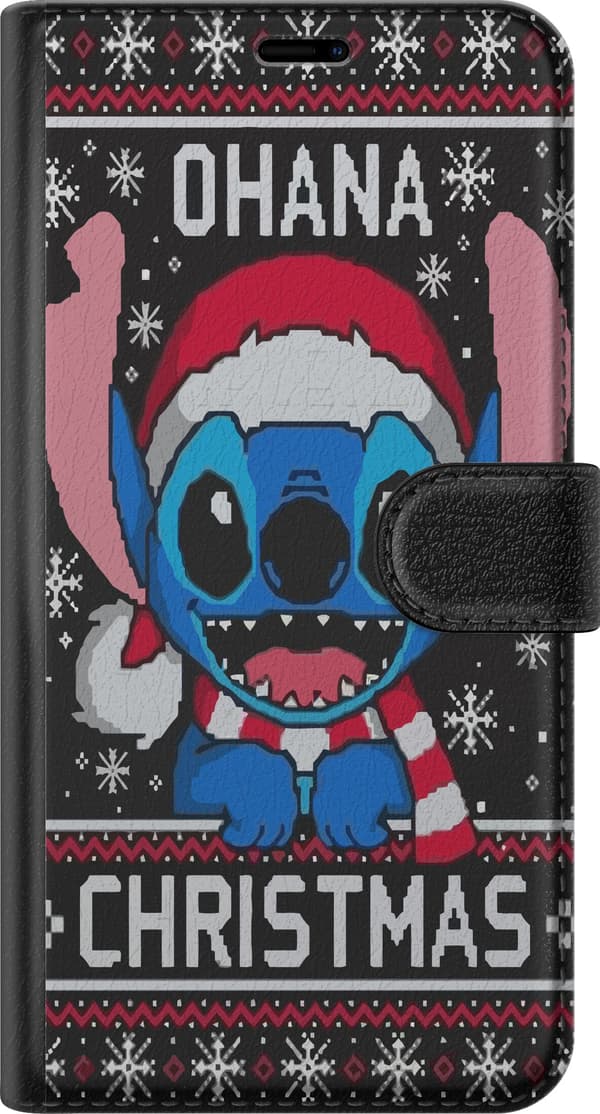 Kompatibelt Plånboksfodral till Apple iPhone X God Jul - Stich