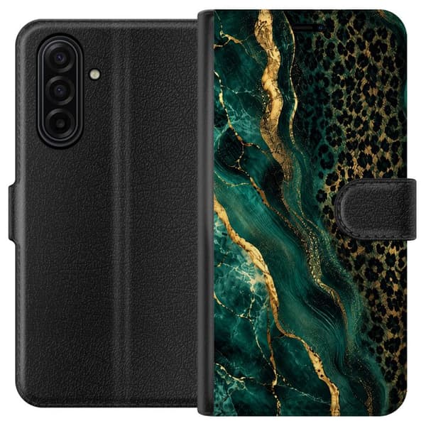 Kompatibel Tegnebogsetui til Samsung Galaxy A17 5G Smaragdvild grøn