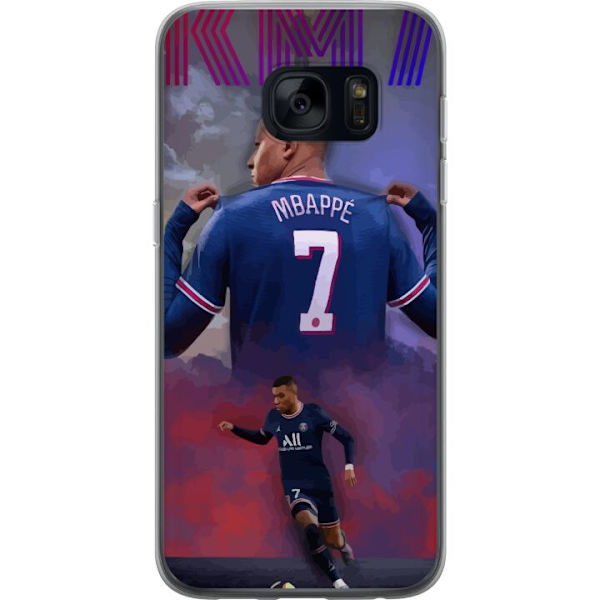 Samsung Galaxy S7 Läpinäkyvä kuori MAP Jalkapallo Design Graafinen Kuviointi Moderni Urheiluaihe Trendikäs Jalkapallo Suosittu Graafinen Tyyli Mot