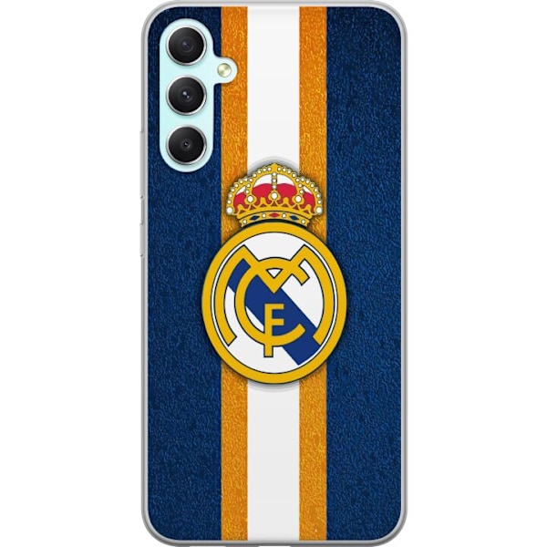 Samsung Galaxy A34 Gennemsigtig cover Real Madrid CF