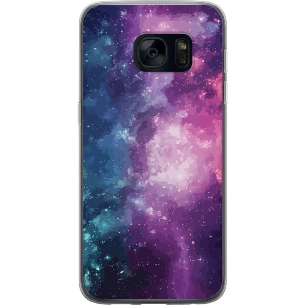 Samsung Galaxy S7 Läpinäkyvä kuori Nebula