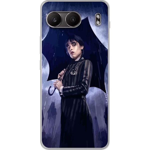 OnePlus Nord 4 Gennemsigtig cover Wednesday Addams