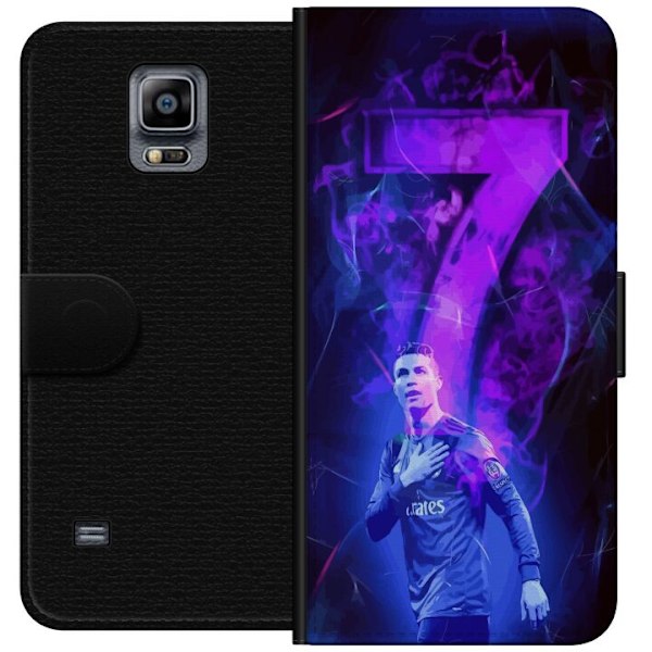 Samsung Galaxy Note 4 Plånboksfodral Ronaldo 7 – Fotbollslegend i Action för Fans