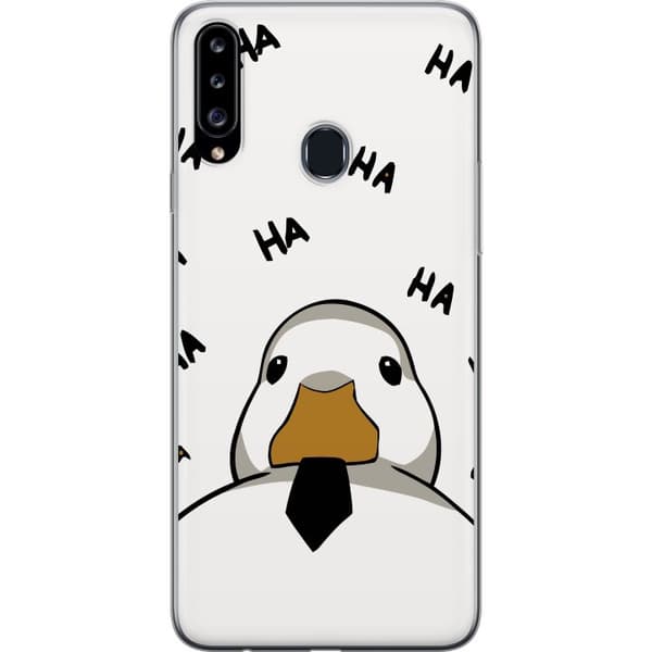 Kompatibelt Mobildeksel til Samsung Galaxy A20s Haha Anka