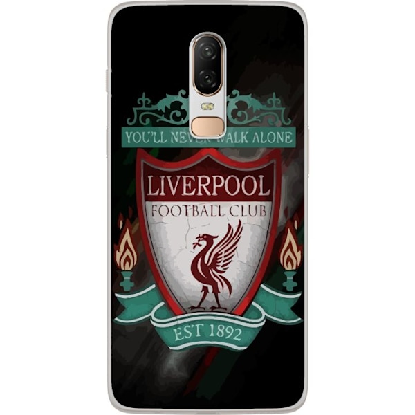 OnePlus 6 Läpinäkyvä kuori Liverpool L.F.C.