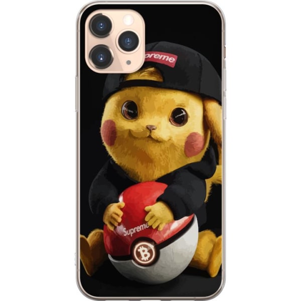 Apple iPhone 11 Pro Genomskinligt Skal Pikachu Supreme