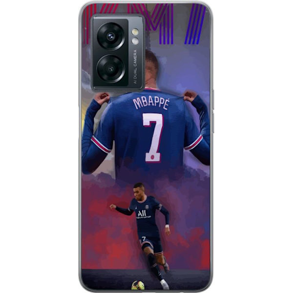 OnePlus Nord N300 Läpinäkyvä kuori MAP Jalkapallo Design Graafinen Kuviointi Moderni Urheiluaihe Trendikäs Jalkapallo Suosittu Graafinen Tyyli Mot
