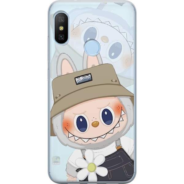 Xiaomi Mi A2 Lite Läpinäkyvä kuori Labubu hattuineen - Pop
