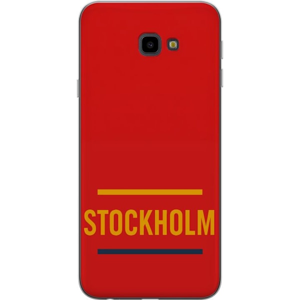 Samsung Galaxy J4+ Gennemsigtig cover Stockholm – Hockey