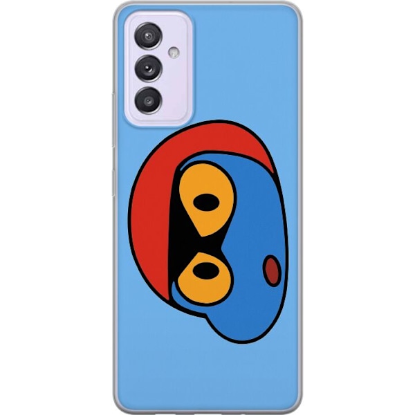 Samsung Galaxy A82 5G Läpinäkyvä kuori Bold Bot Head