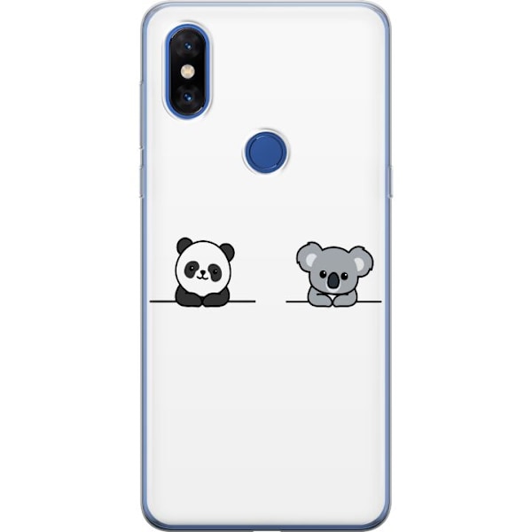 Xiaomi Mi Mix 3 Genomskinligt Skal Panda Koala