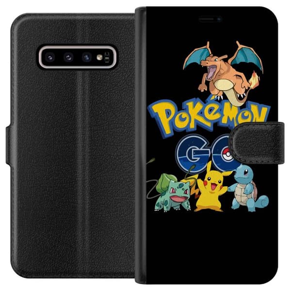 Kompatibelt Lommeboketui til Samsung Galaxy S10+ Pokemon