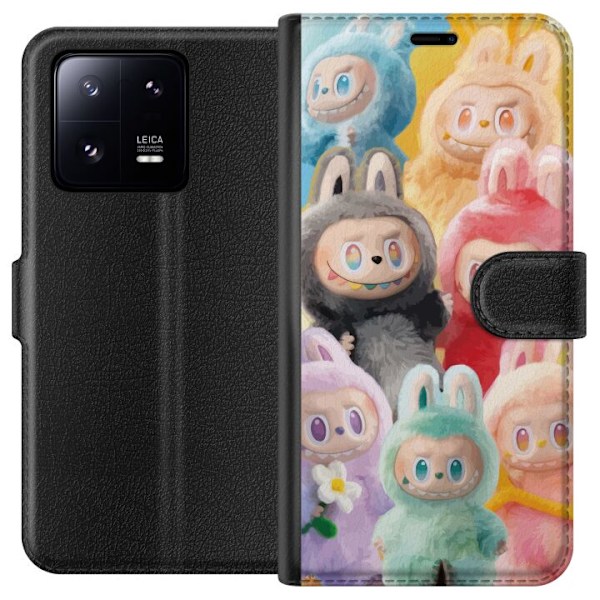 Xiaomi 13 Pro Lommeboketui Labubu Skissestil