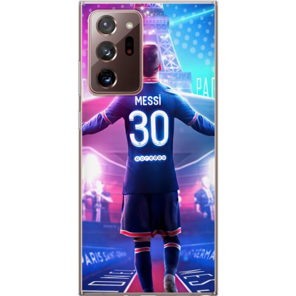 Samsung Galaxy Note20 Ultra Läpinäkyvä kuori Messi