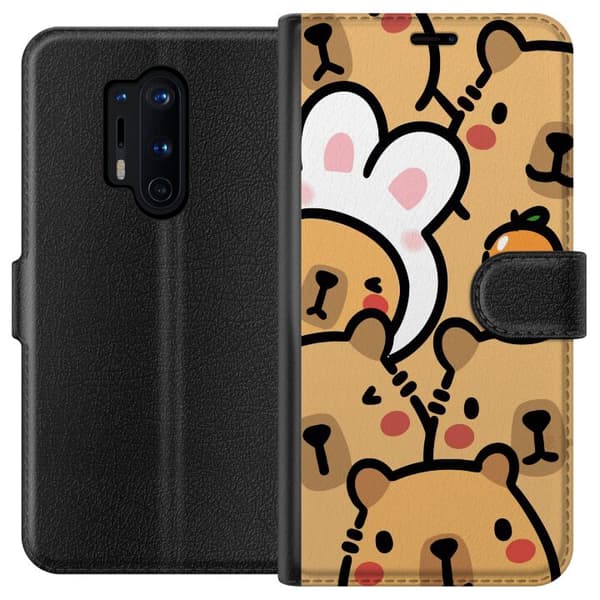 Kompatibelt Plånboksfodral till OnePlus 8 Pro Vattenråtta