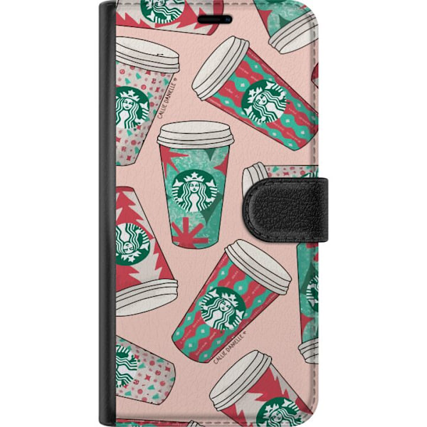 Motorola Moto G34 Lompakkokotelo Starbucks