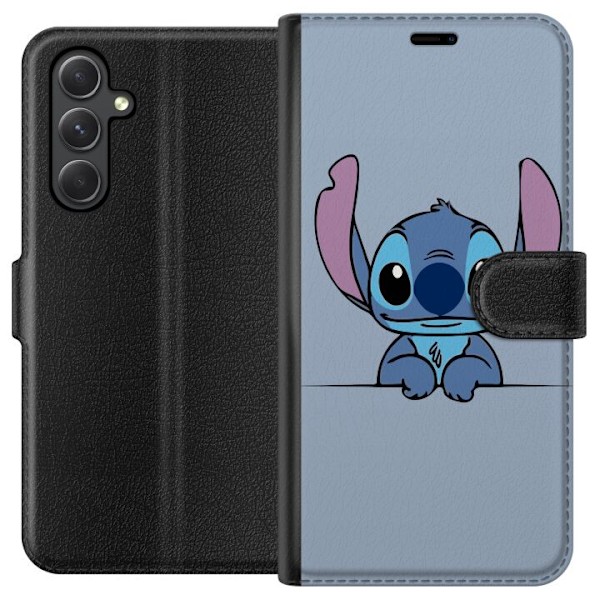 Samsung Galaxy A15 5G Lompakkokotelo Lilo & Stitch